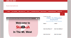 Desktop Screenshot of mwstairliftsutah.com