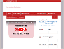 Tablet Screenshot of mwstairliftsutah.com